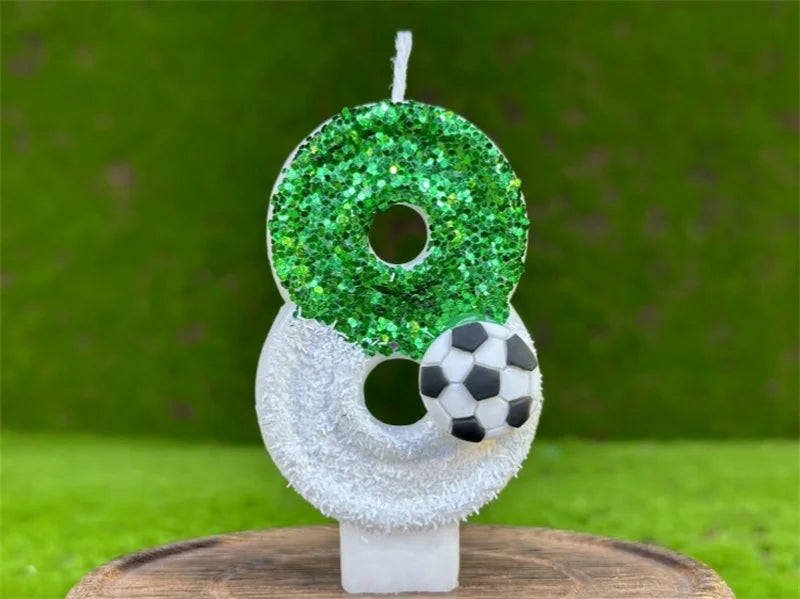 bougie anniversaire football 8