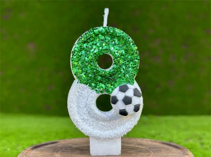 bougie anniversaire football 8