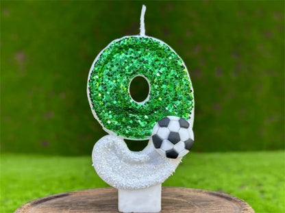 bougie anniversaire football 9