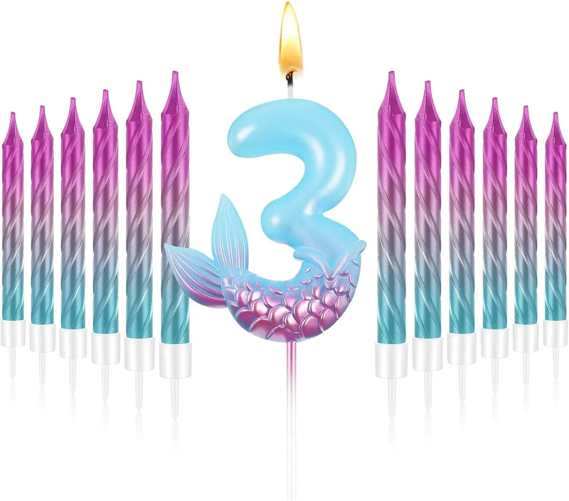 bougie anniversaire sirene 3