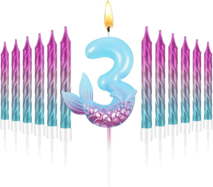 bougie anniversaire sirene 3