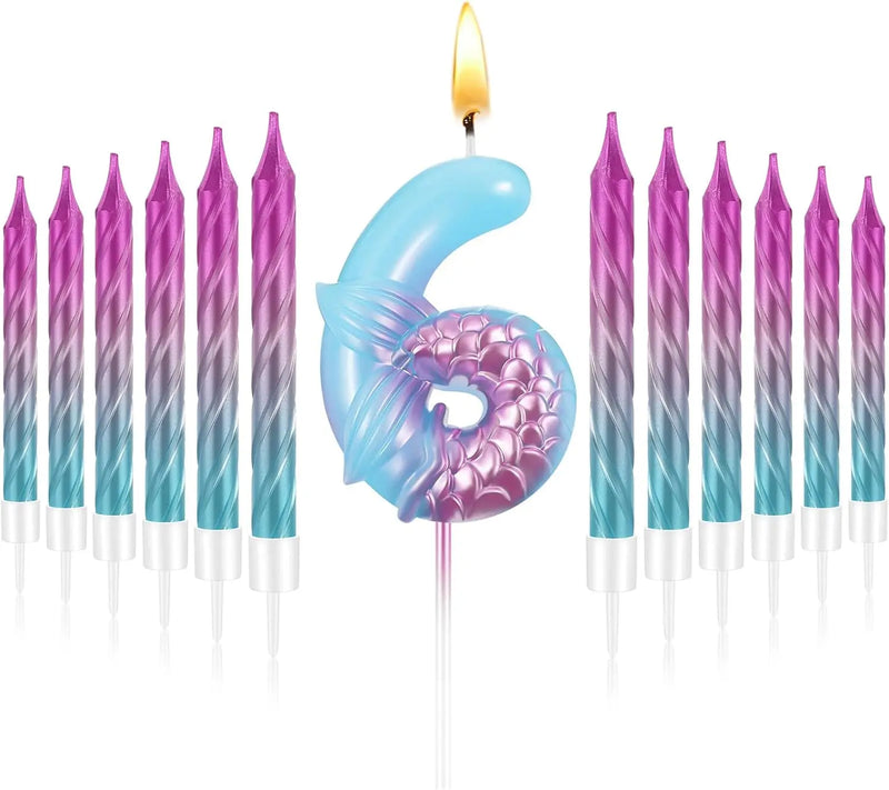 bougie anniversaire sirene 6