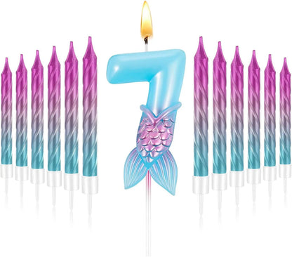 bougie anniversaire sirene 7