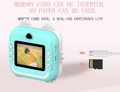 cadeau anniversaire appareil photo instantane carte memoire