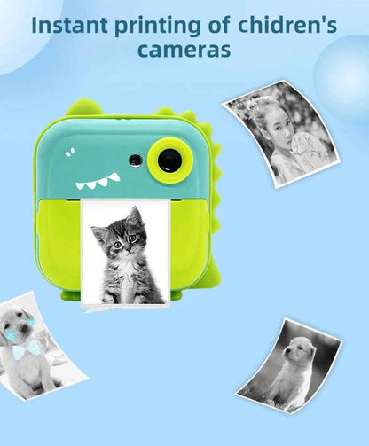 cadeau anniversaire appareil photo instantane enfant photo chat chien