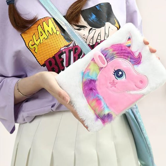 cadeau anniversaire carnet licorne blanc jeune fille