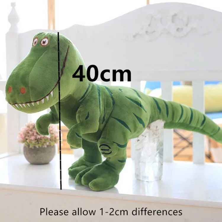 cadeau anniversaire peluche dinosaure vert dimension hauteur