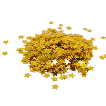 confetti brillants etoiles or