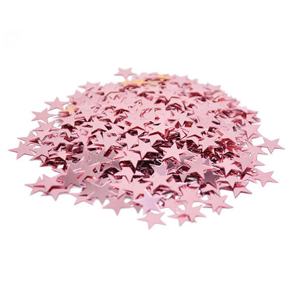 confetti brillants etoiles rose gold