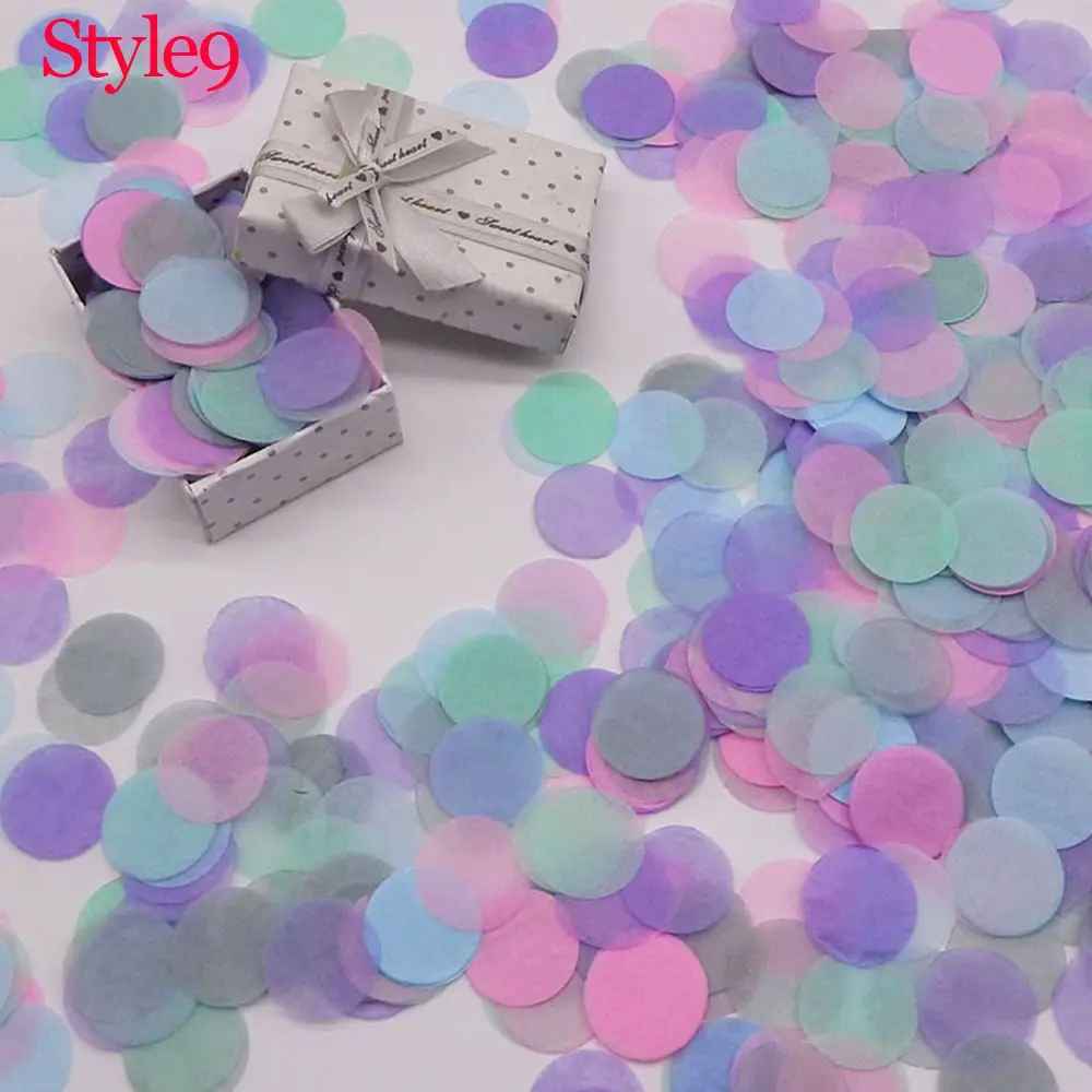 Confettis / Ronds papier de soie