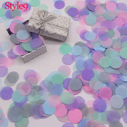Confettis / Ronds papier de soie