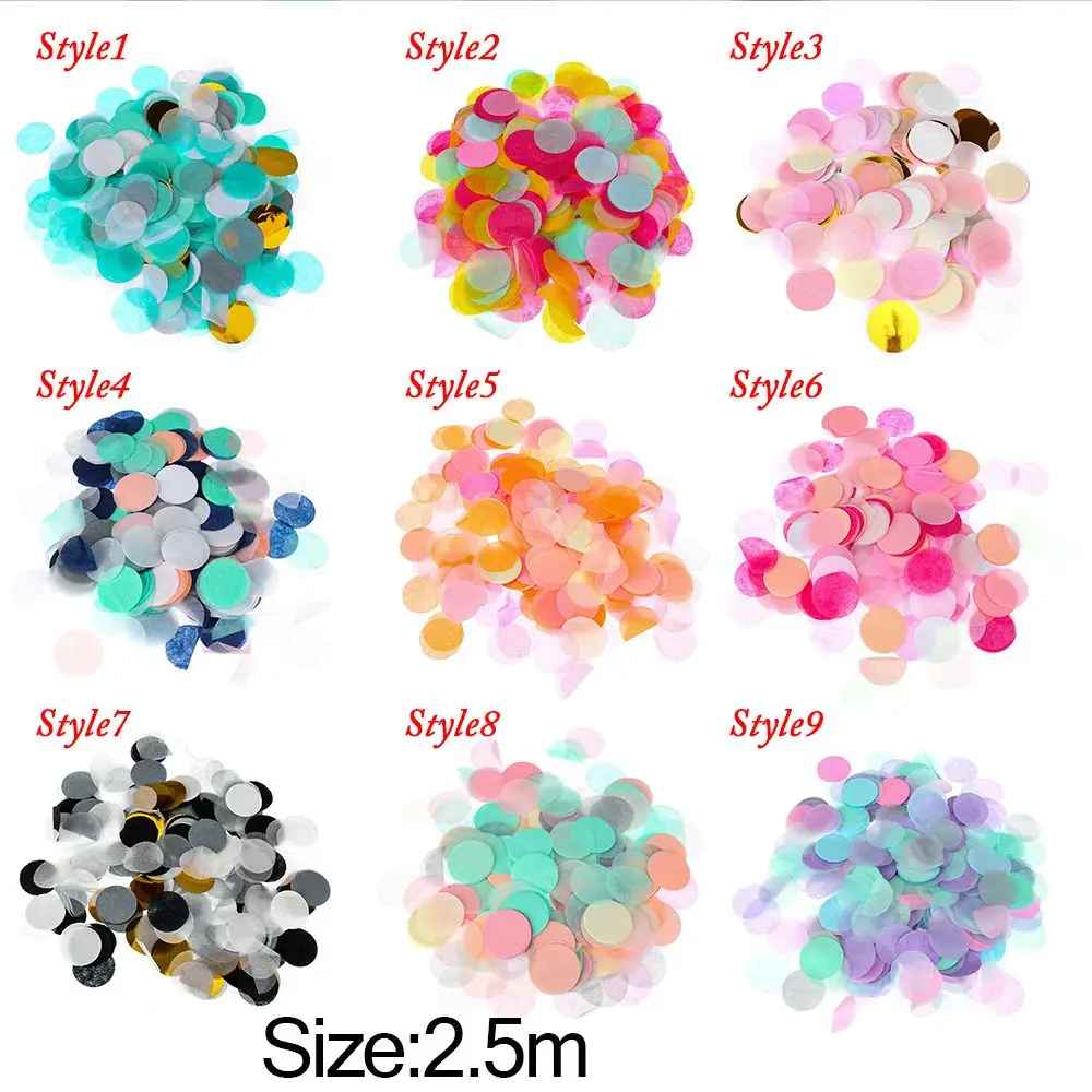Confettis / Ronds papier de soie