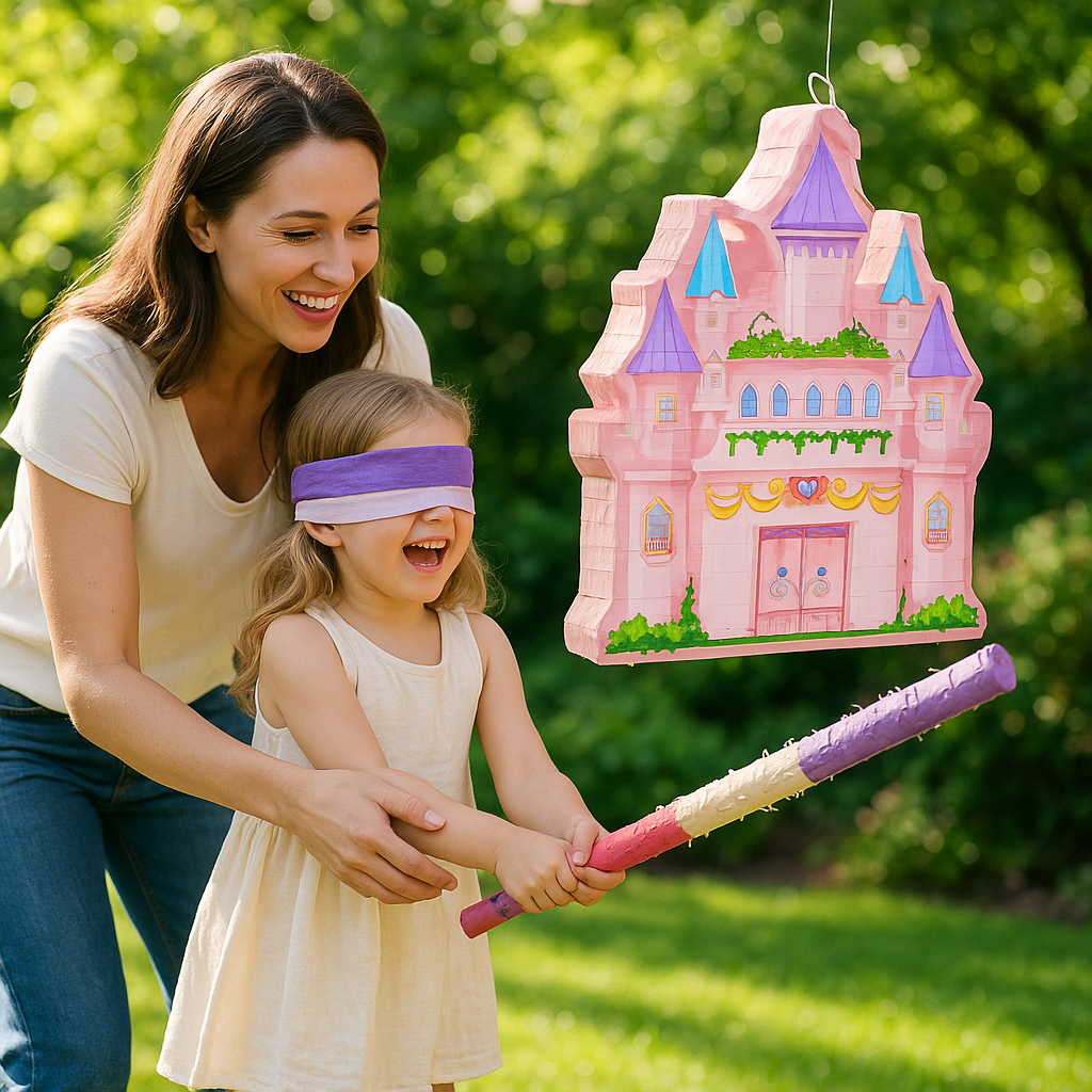 pinata chateau princesse mere fille