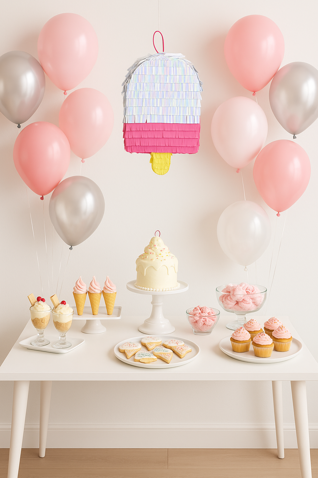 Pinata / Flamant Rose / crème glacée
