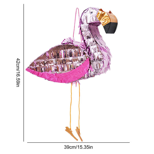 pinata flamant rose dimension