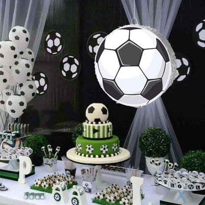 pinata football gateau football dessert ballons
