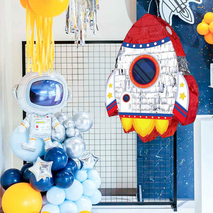 pinata fusee baton ballon astronaute