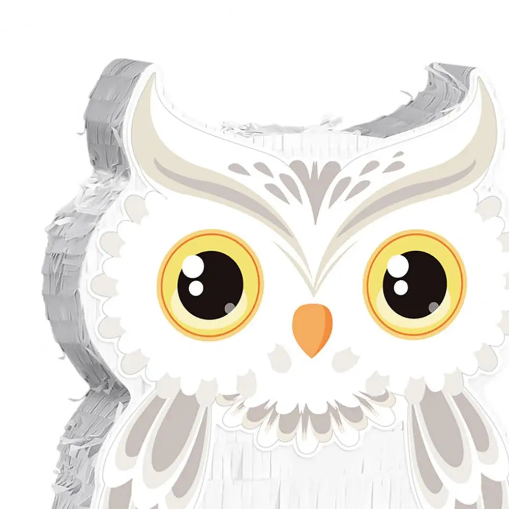 pinata hibou gros plan