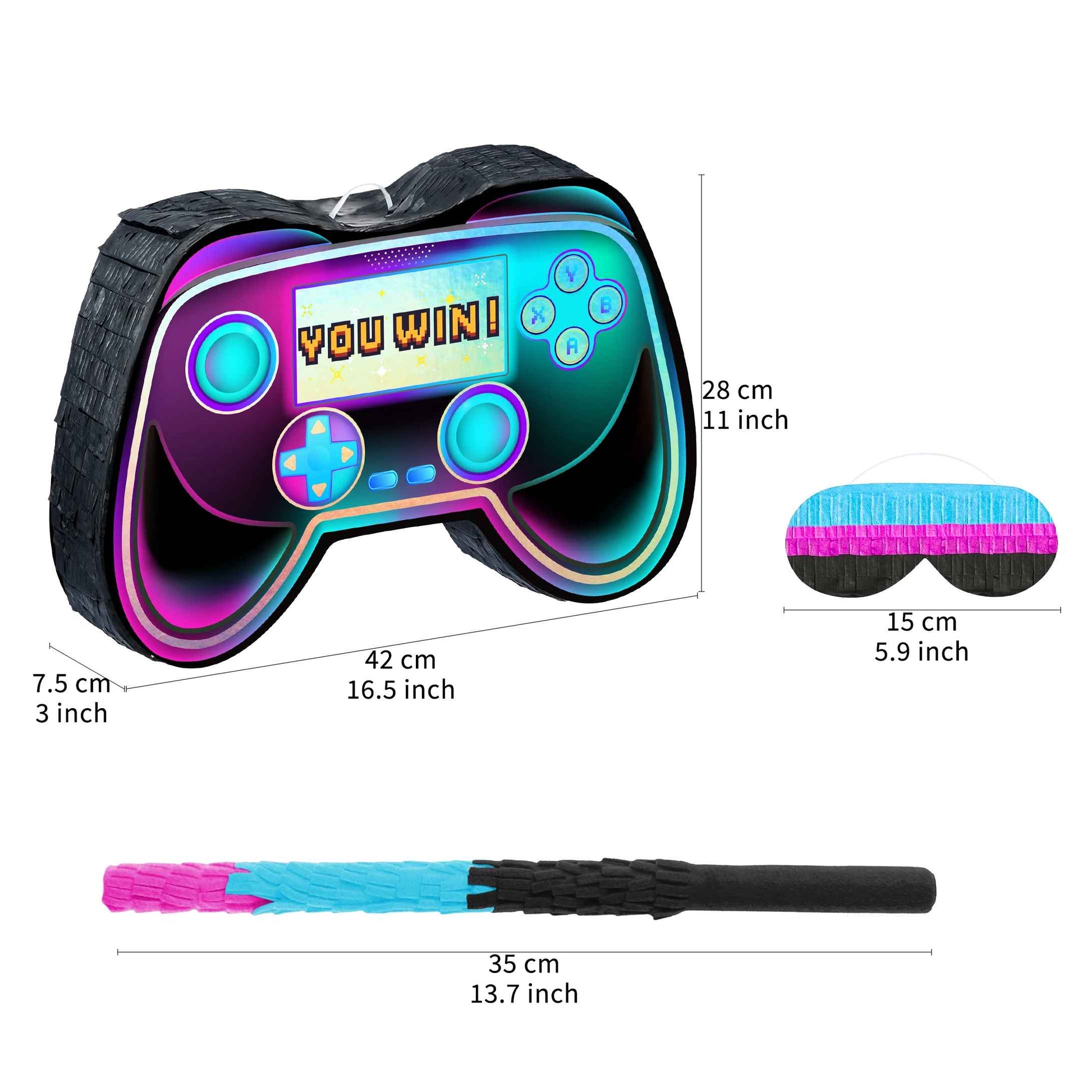 pinata manette jeux video dimension