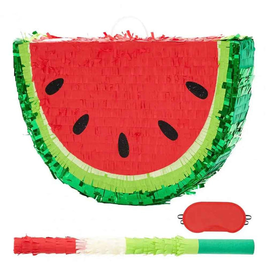 pinata-melon-deau-pasteque-baton-bandeau