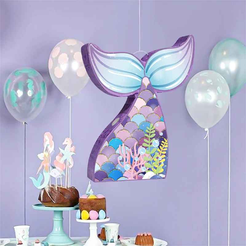 pinata queue sirene ballon gateau