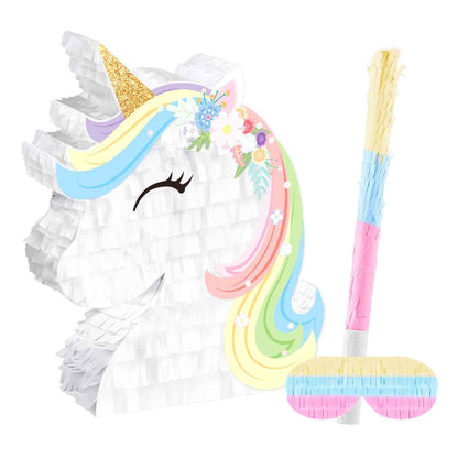 pinata tete licorne baton bandeau